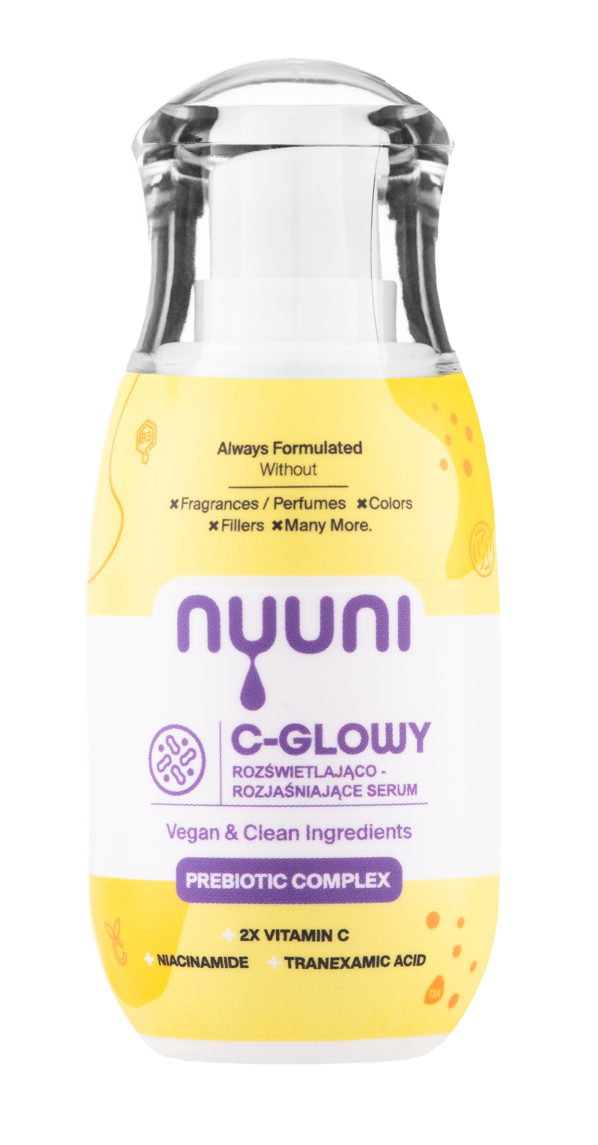 C-GLOWY, Rozświetlająco-rozjaśniające serum do twarzy