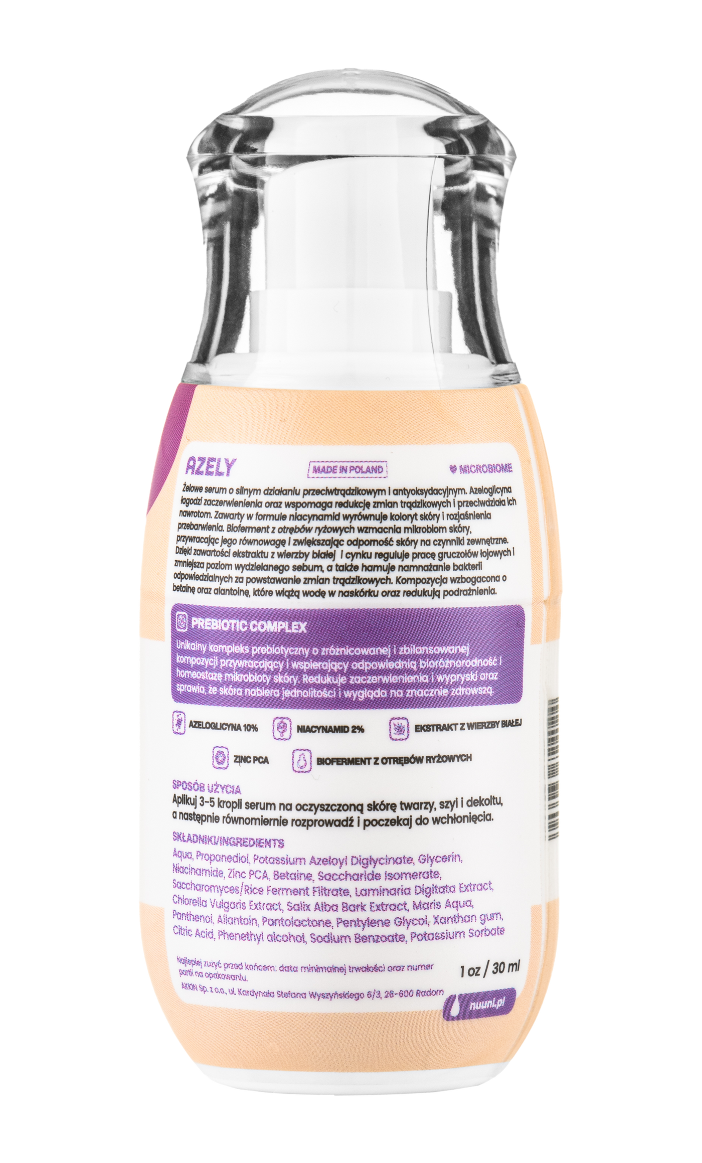 AZELY, Rewitalizująco- Regulujące serum do twarzy