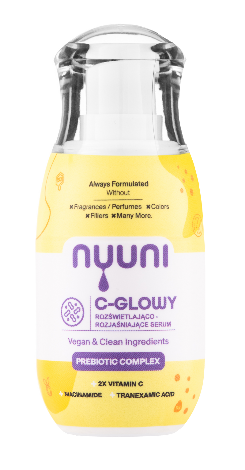 C-GLOWY, Rozświetlająco-rozjaśniające serum do twarzy