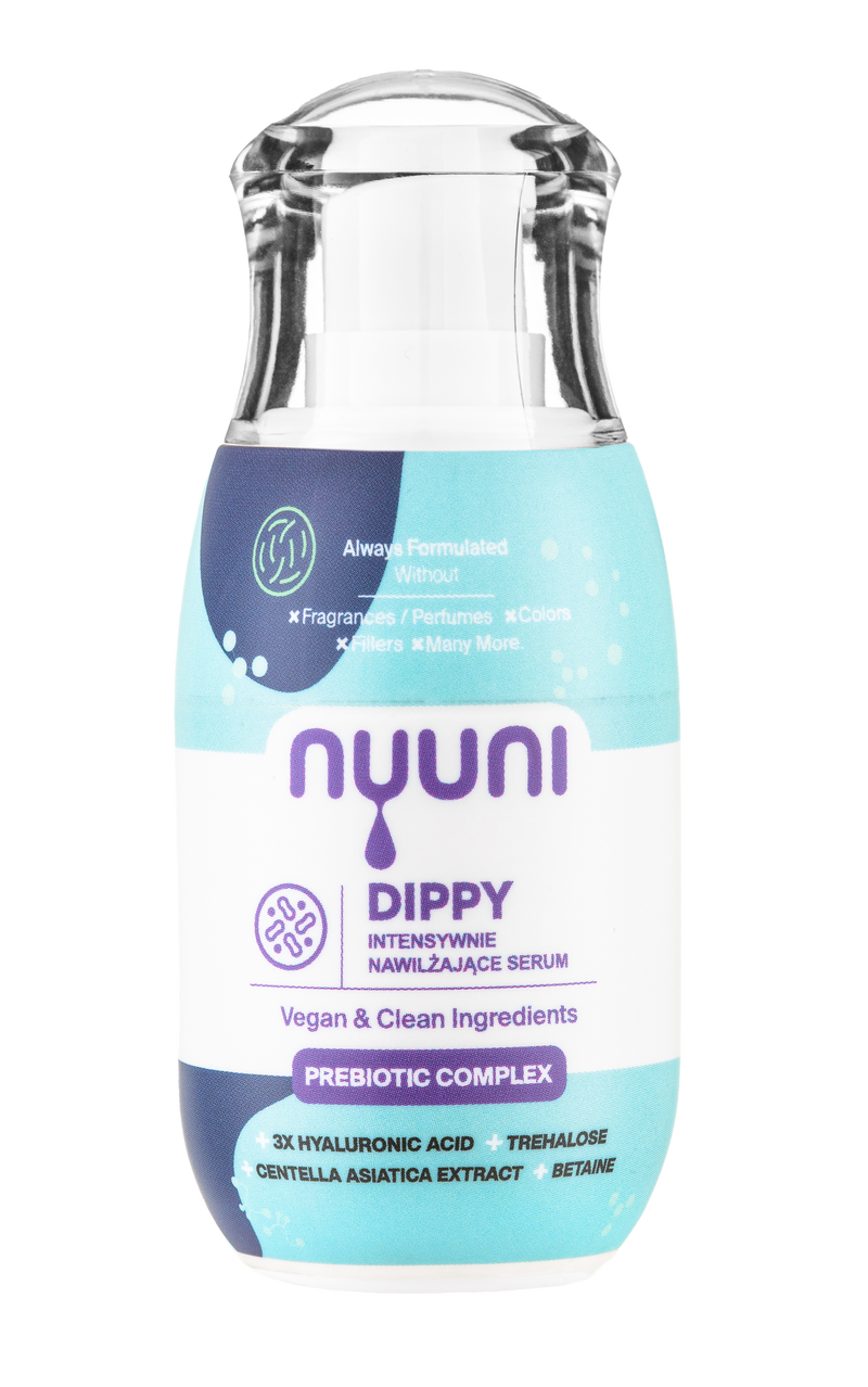 DIPPY, Intensywnie nawilżające serum z potrójnym kwasem hialuronowym