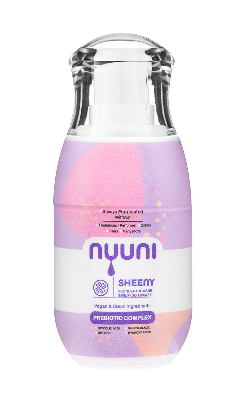 SHEENY, Skoncentrowane serum złuszczająco-regenerujące do twarzy