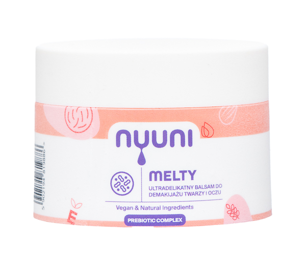MELTY, Ultradelikatny balsam do demakijażu twarzy i oczu